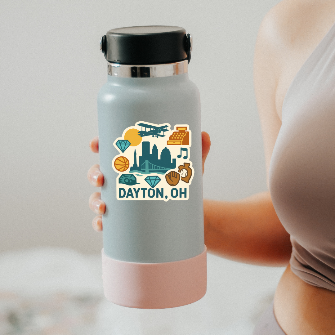 Dayton, Ohio Icon Sticker