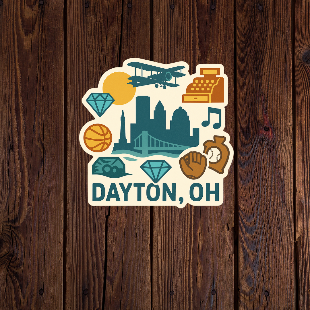 Dayton, Ohio Icon Sticker