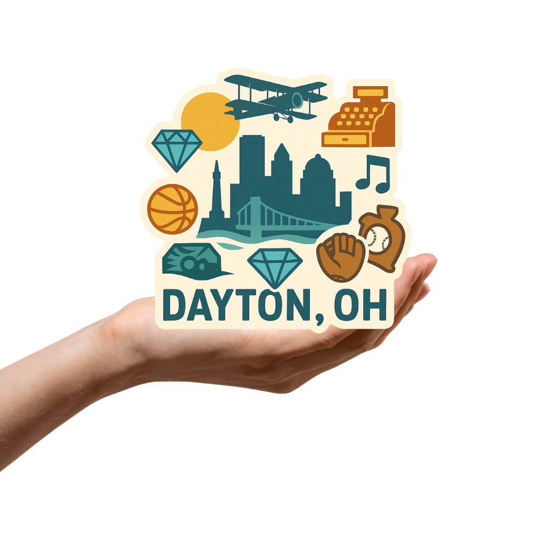Dayton, Ohio Icon Sticker