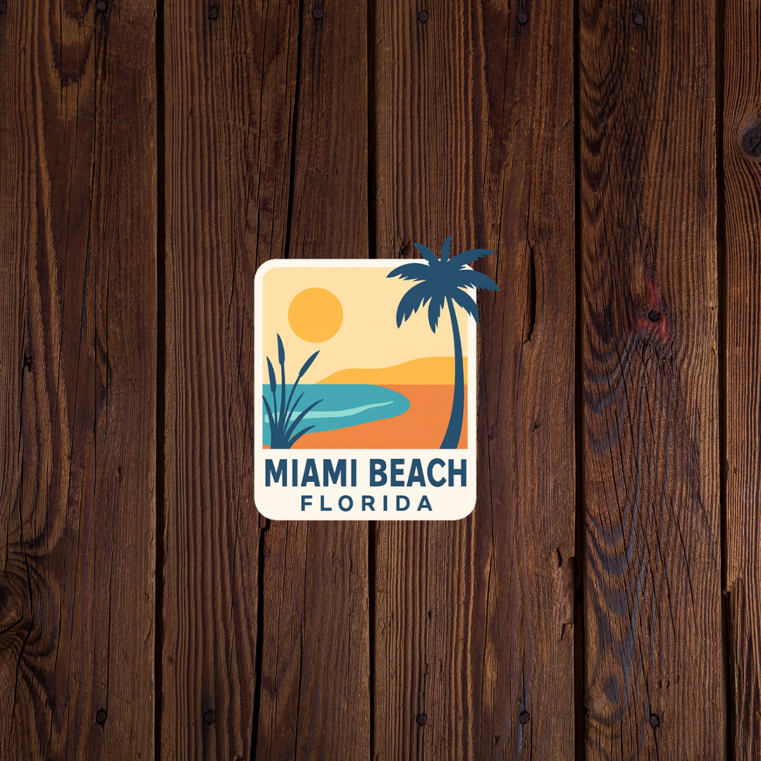 Miami, FL Sticker