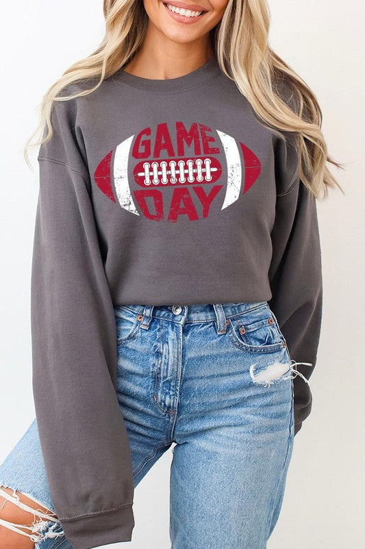 Game Day Football Graphic Fleece Sweatshirts