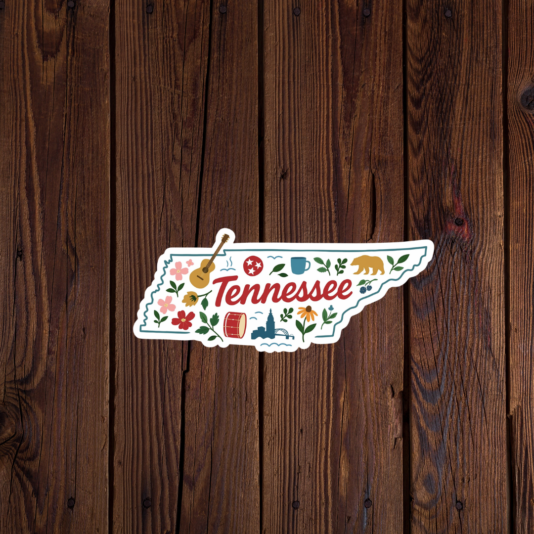 Tennessee Icon State Sticker