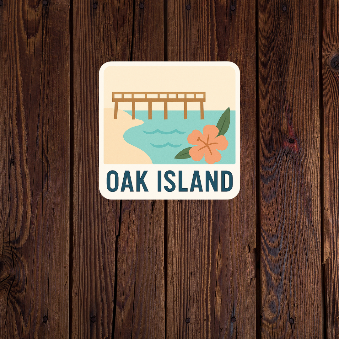 Oak Island Sticker