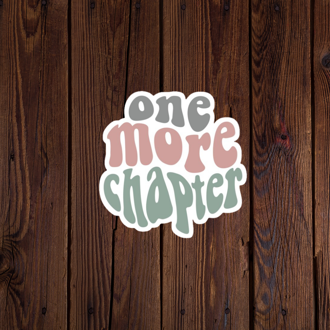 One more chapter sticker | book sticker