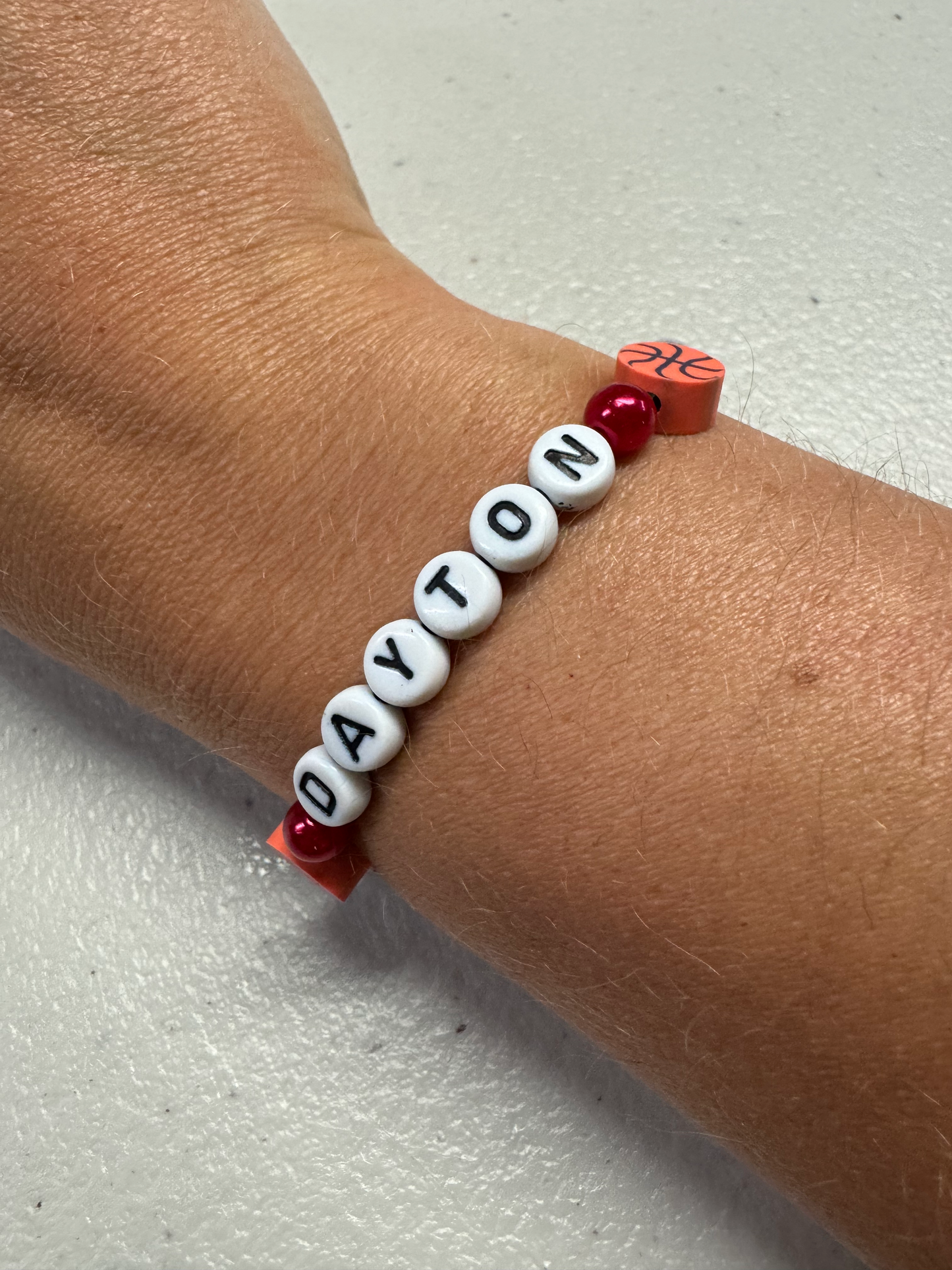 Dayton Basketball Bracelet