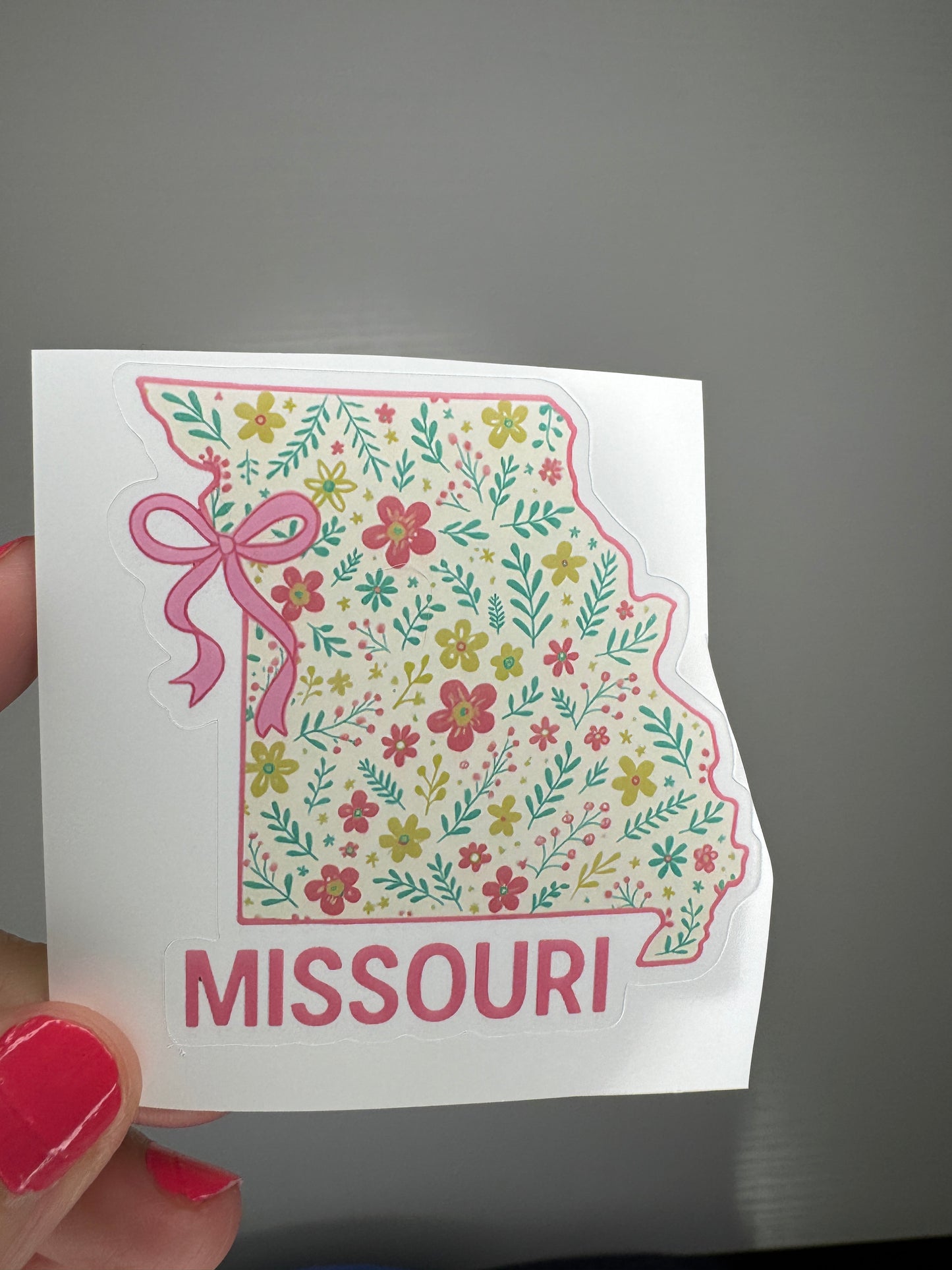 Missouri Floral State Sticker