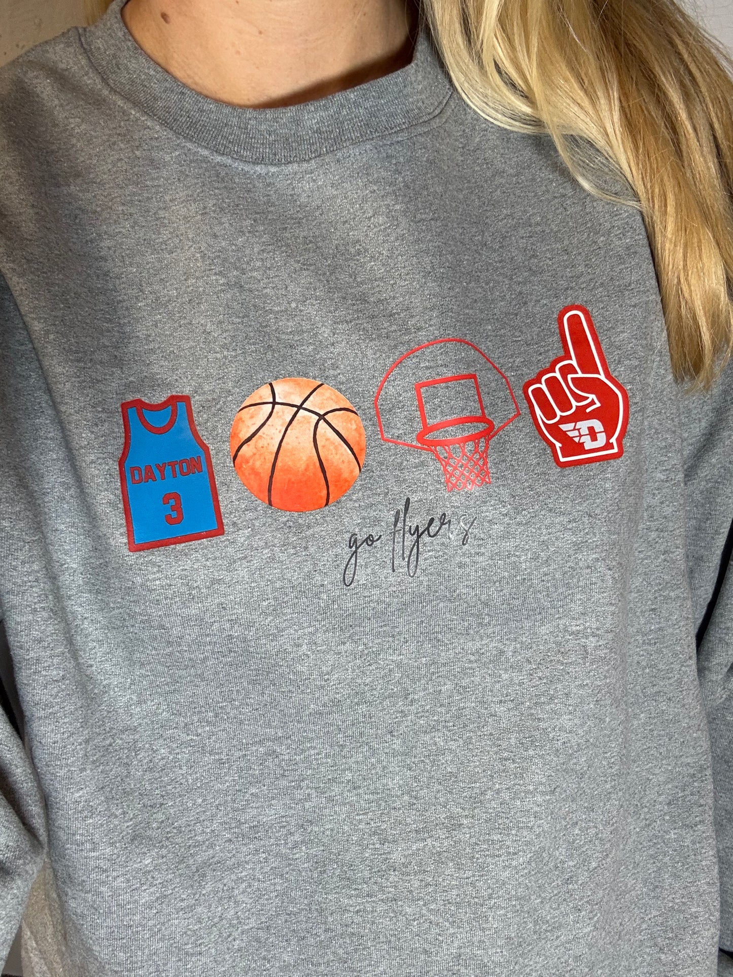 Go Flyers Basketball Sweatshirt