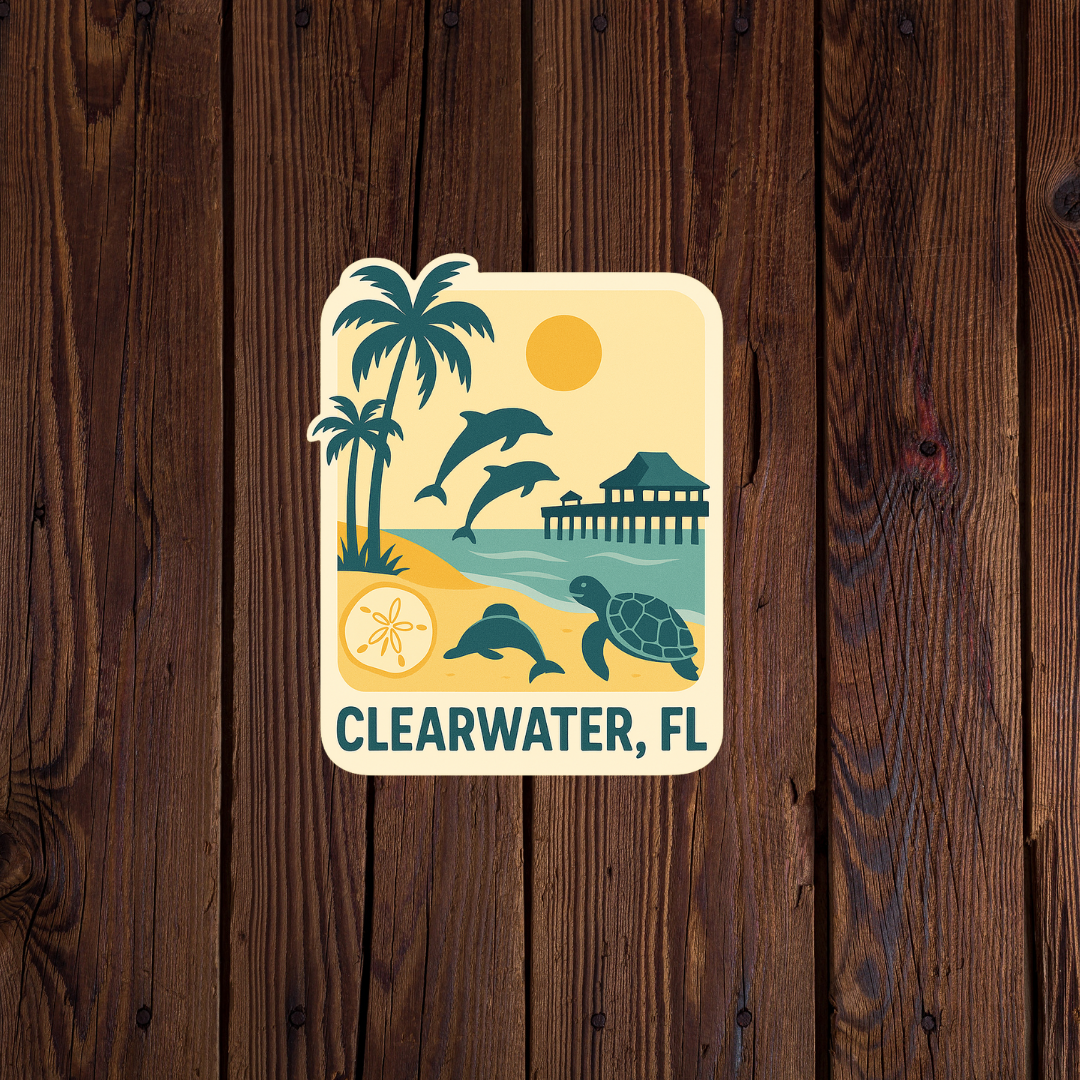 Clearwater, FL Sticker