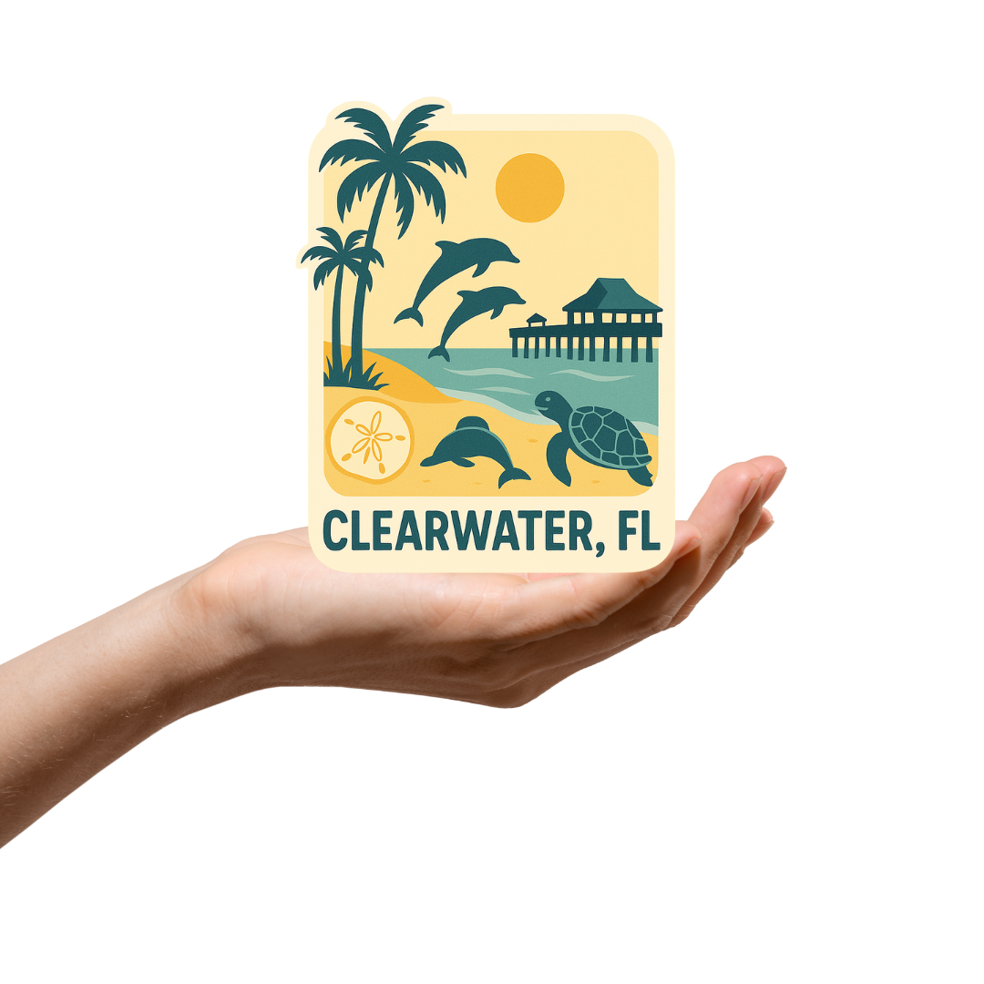 Clearwater, FL Sticker