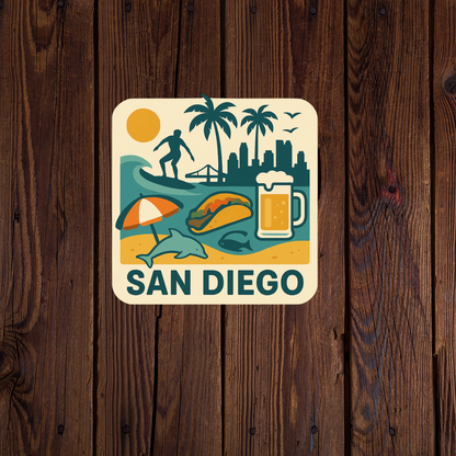San Diego Icon Sticker
