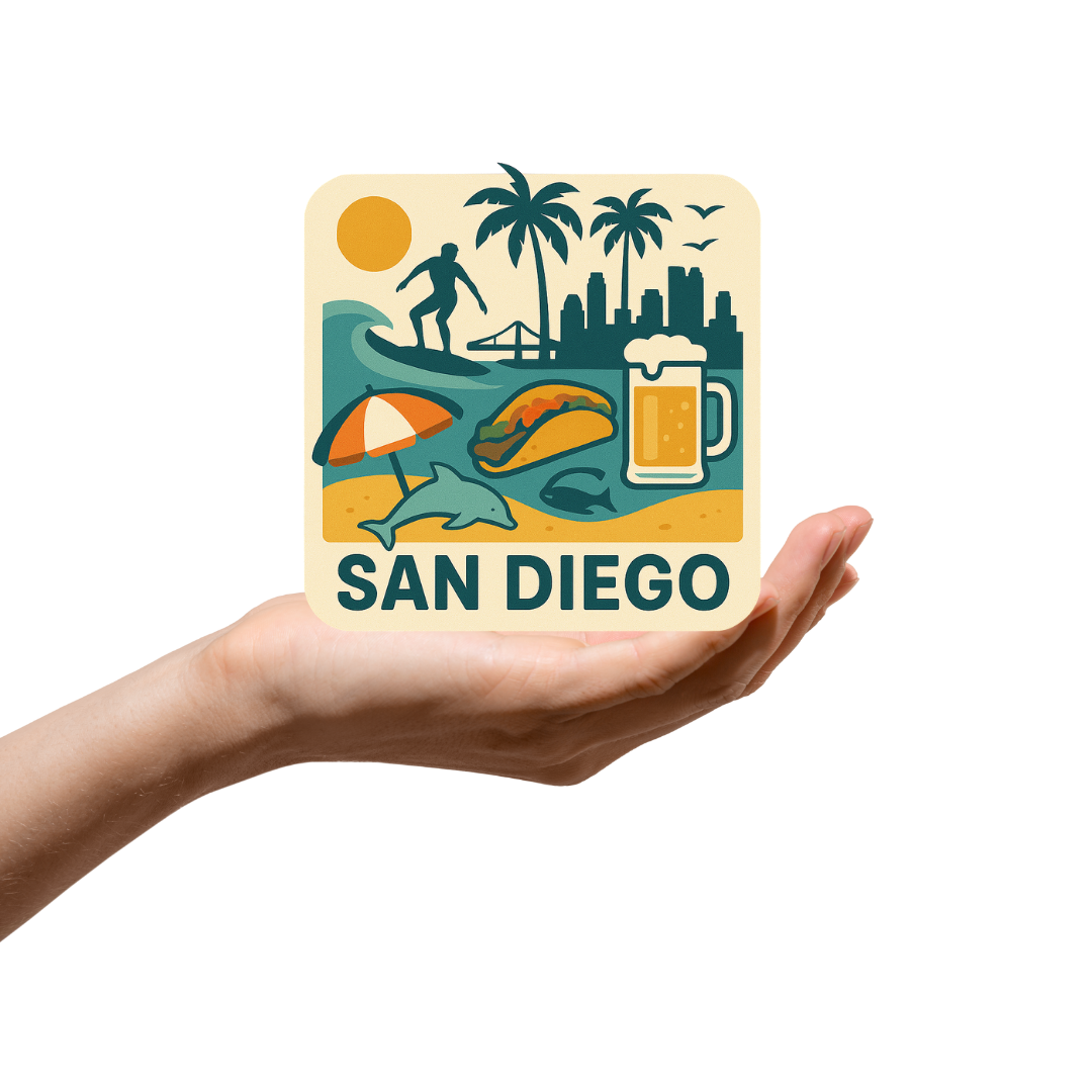 San Diego Icon Sticker