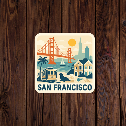 San Fransisco Icon Sticker