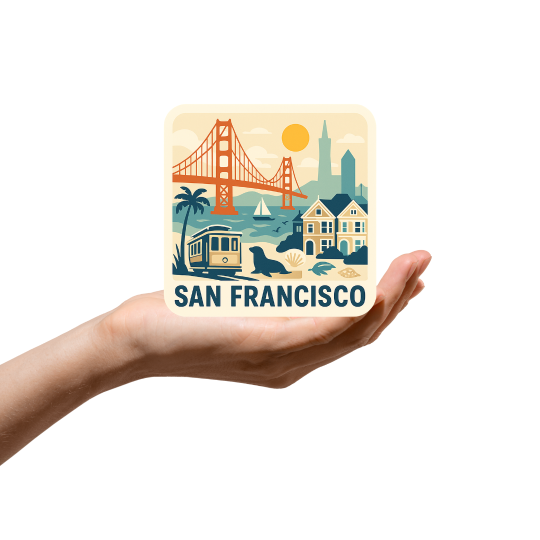San Fransisco Icon Sticker