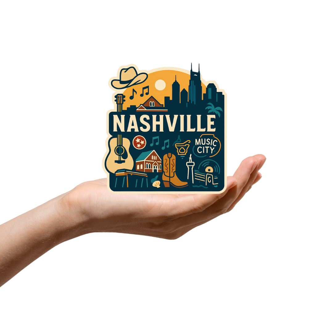 Nashville Icon Sticker
