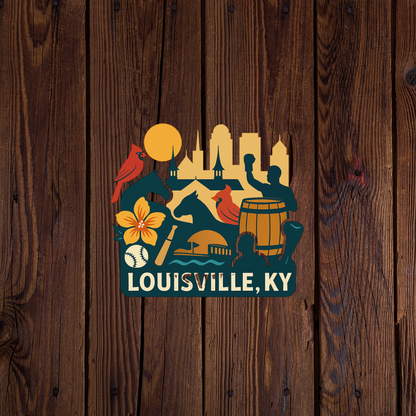 Louisville Kentucky Icon Sticker