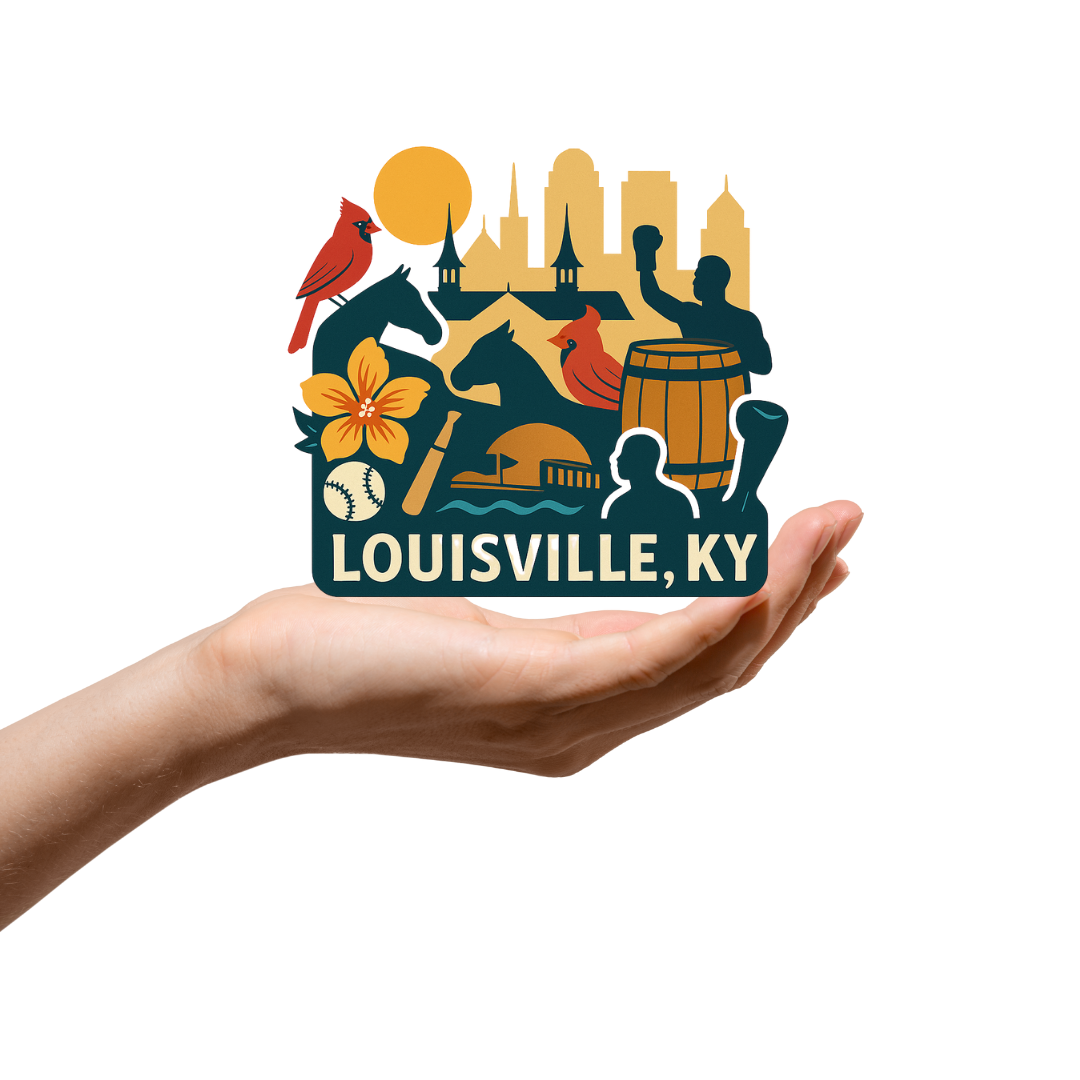 Louisville Kentucky Icon Sticker