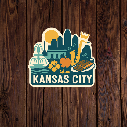 Kansas City Icon Sticker