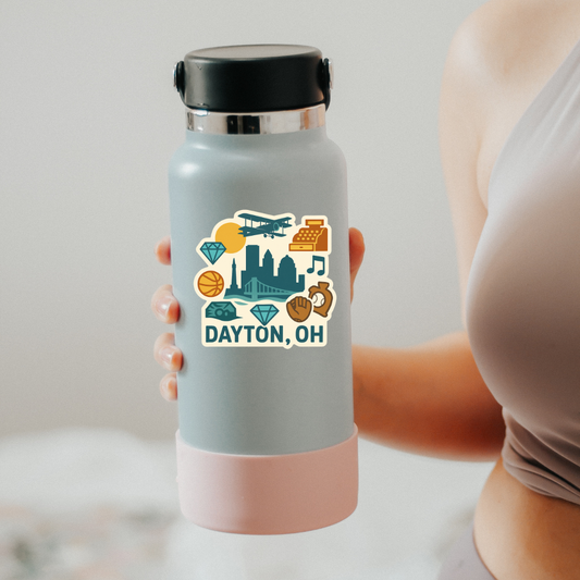 Dayton, Ohio Icon Sticker