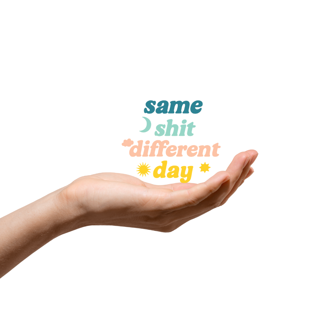 Same s*it different day sticker