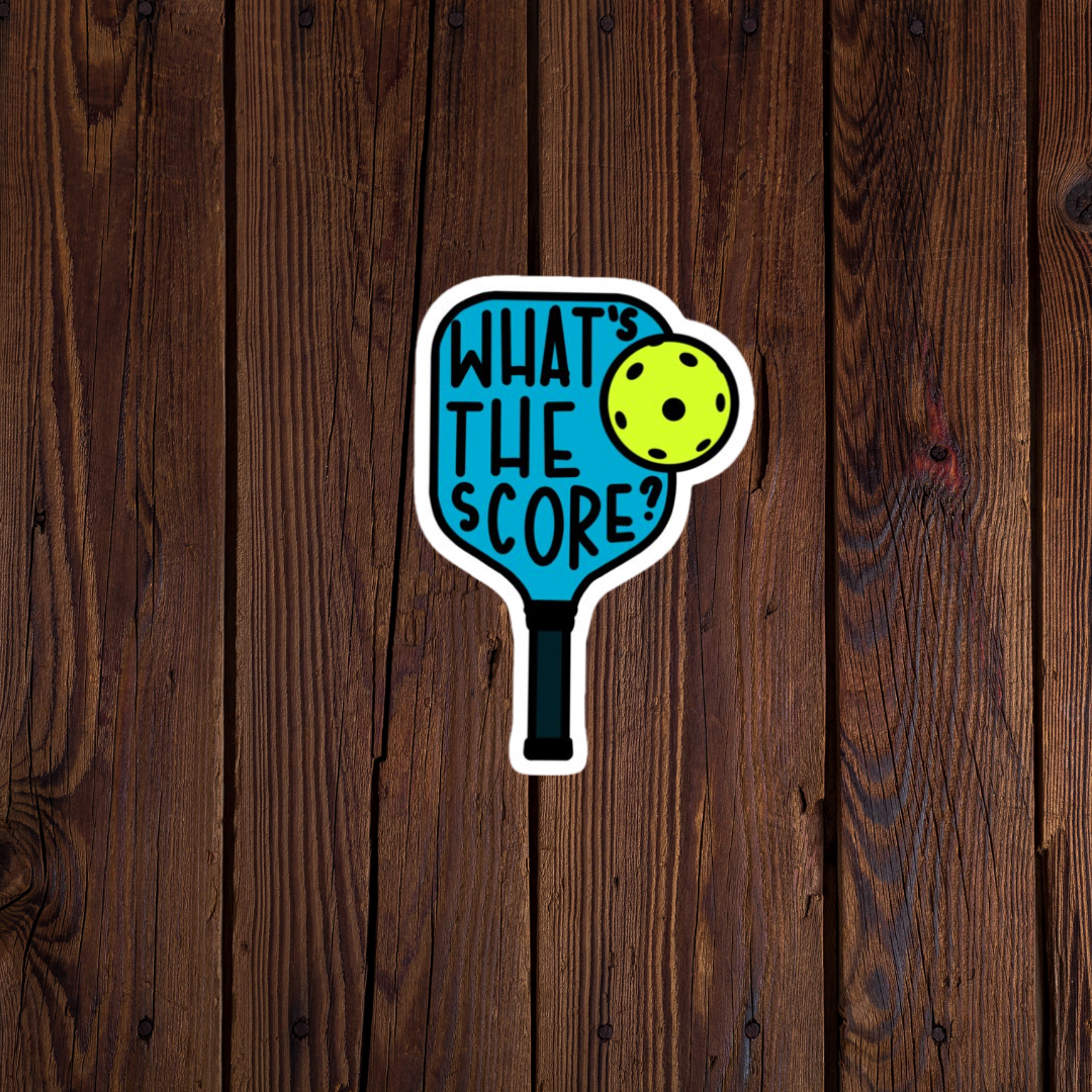 One More Game Pickleball Sticker