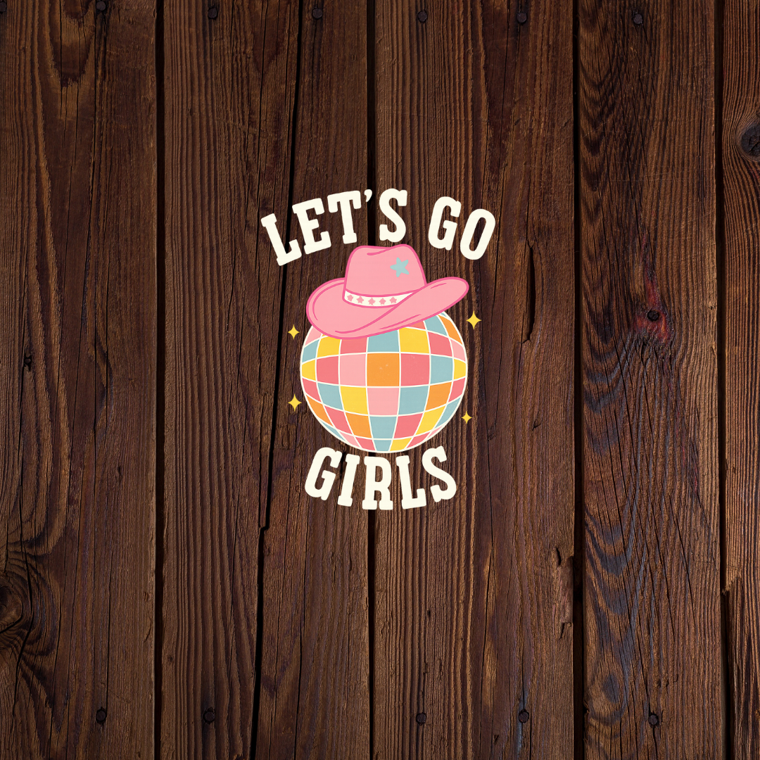 Lets go girls sticker