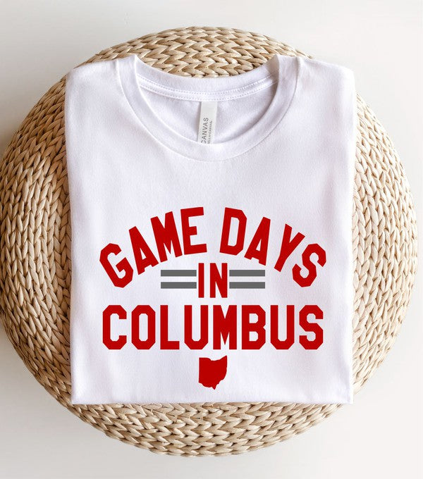 Game Days in Columbus Graphic Short Sleeve Tee