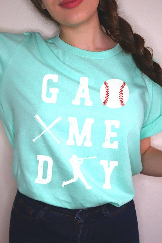 Game Day Baseball Graphic T Shirts