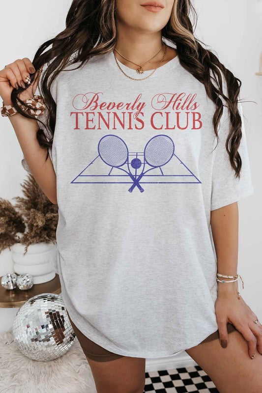 BEVERLY HILLS TENNIS CLUB OVERSIZED GRAPHIC TEE