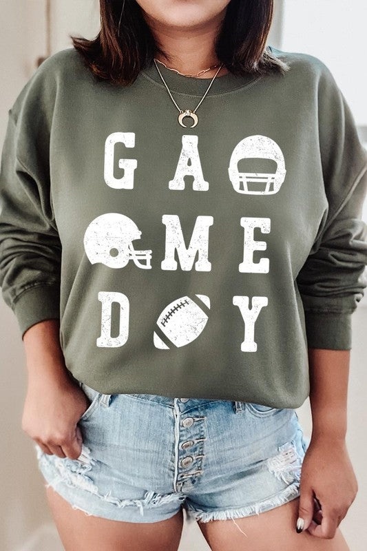 Gameday Football Graphic Fleece Sweatshirts