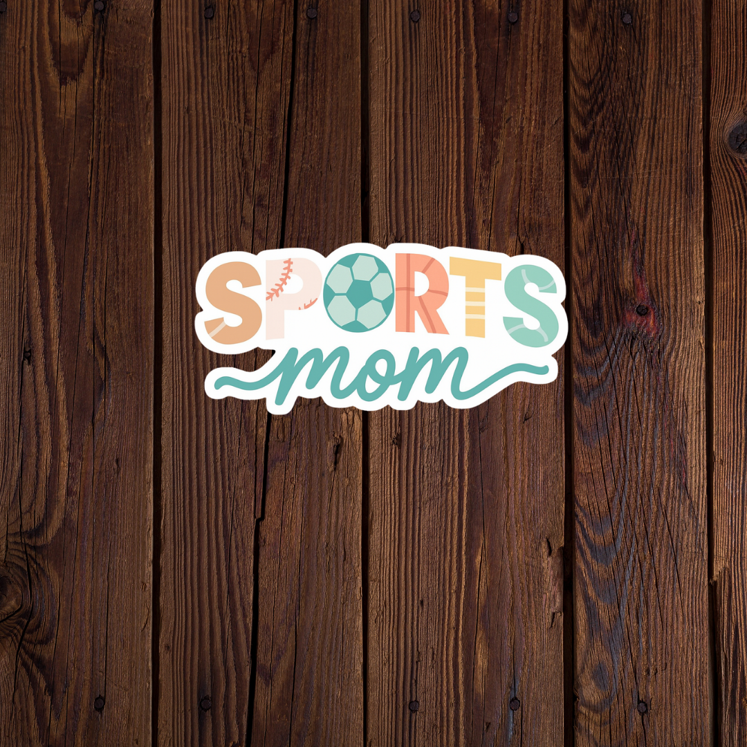 Sports Mom Sticker