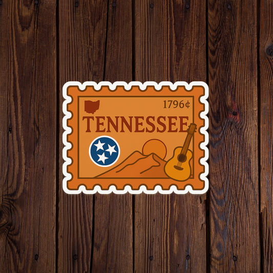 Tennesse Stamp Sticker