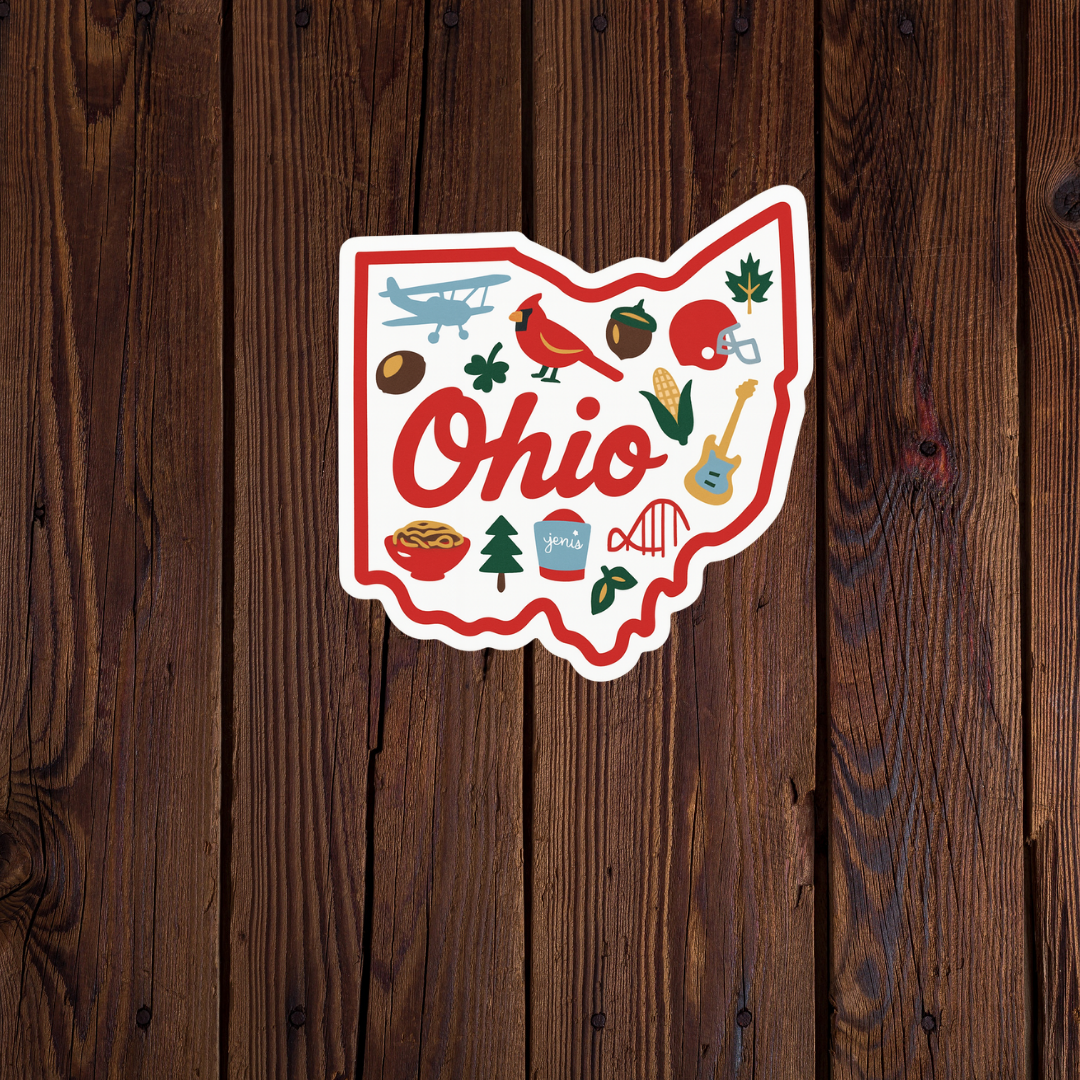 Ohio Icon State Sticker
