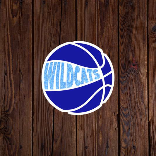 Wildcats basketball sticker