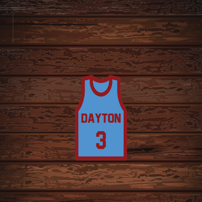 Chapel Blue Dayton Jersey Sticker