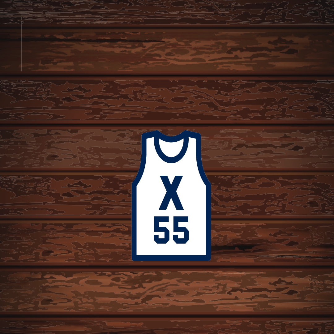 X Jersey Sticker