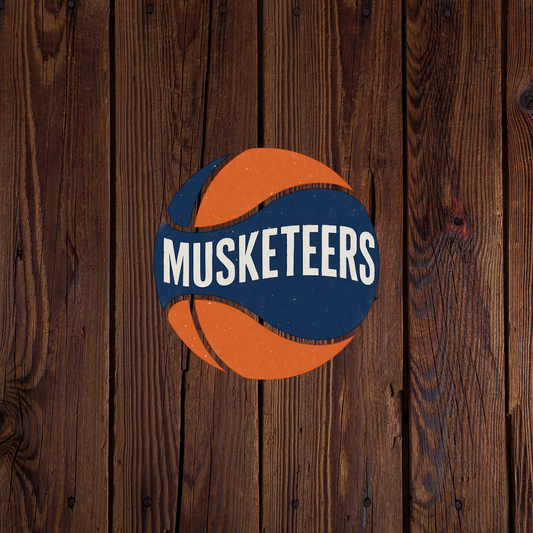 Musketeers Basketball Sticker