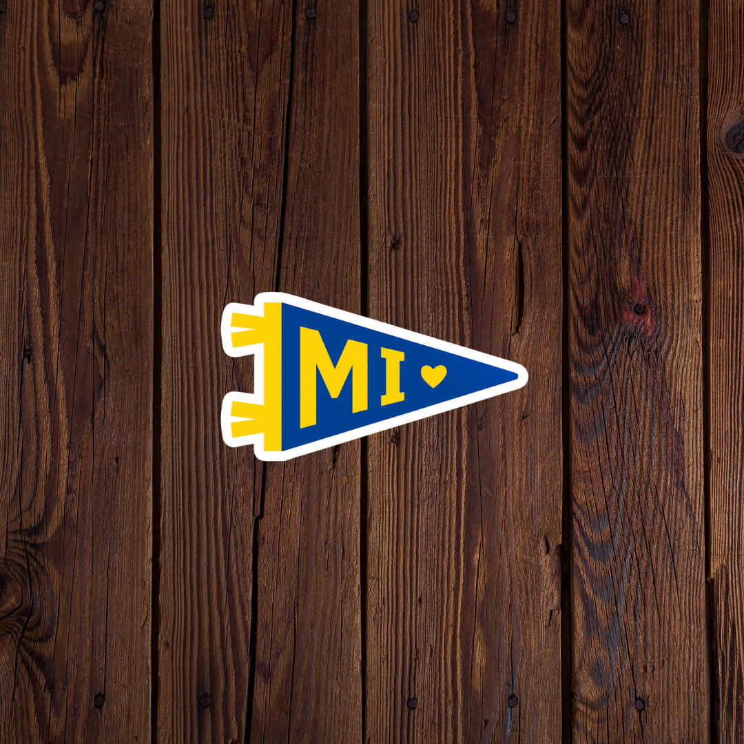 Michigan Flag Sticker