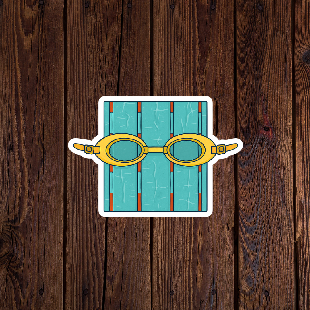 Swimmer Sticker