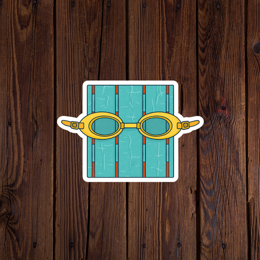 Swimmer Sticker