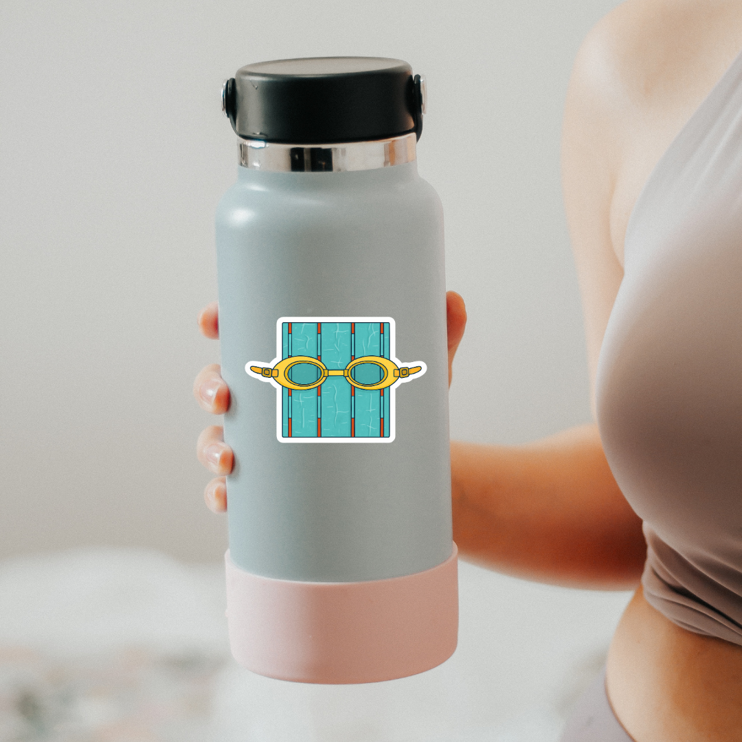 Swimmer Sticker