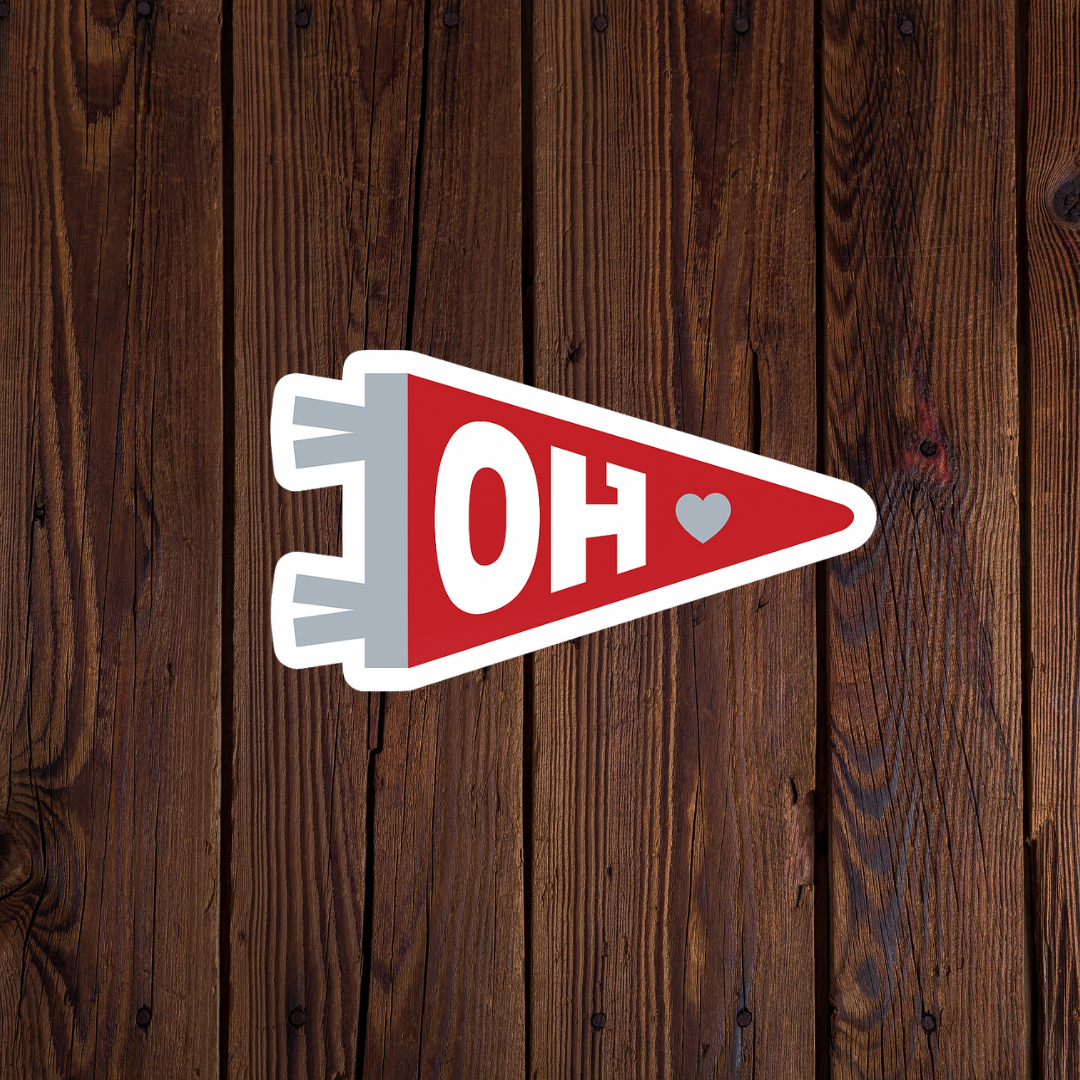 OH Ohio Flag Sticker
