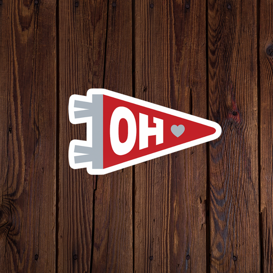 OH Ohio Flag Sticker