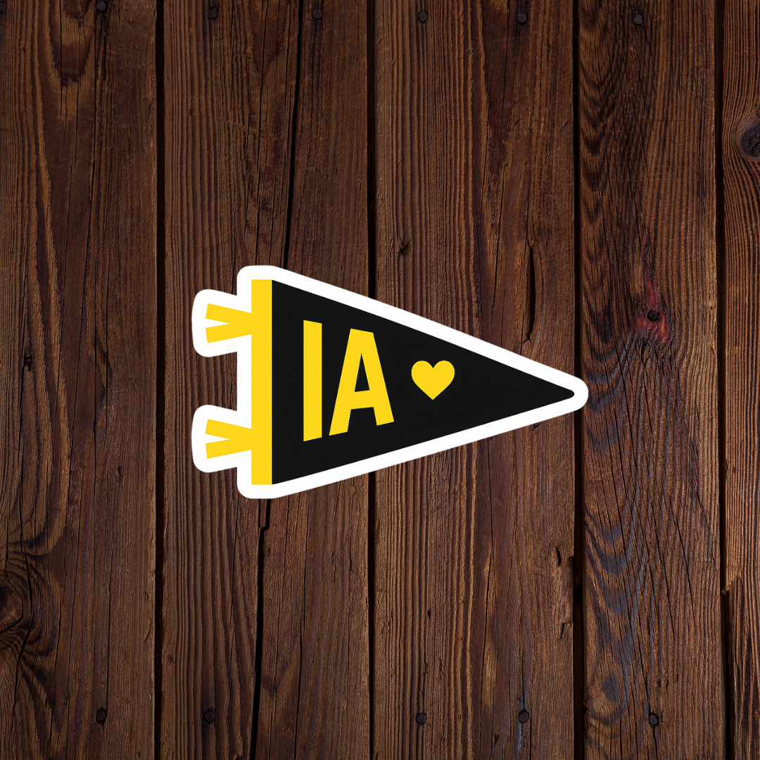 IA Iowa Pendant Flag