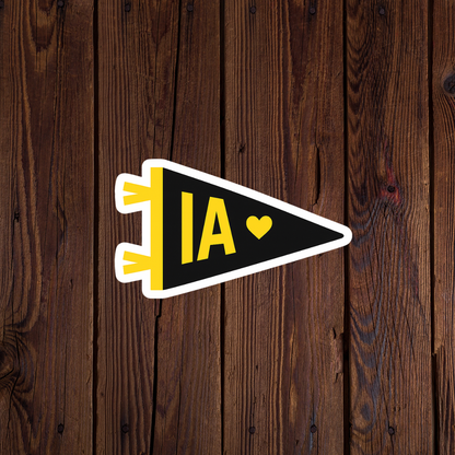 IA Iowa Pendant Flag