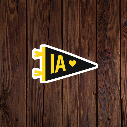 IA Iowa Pendant Flag