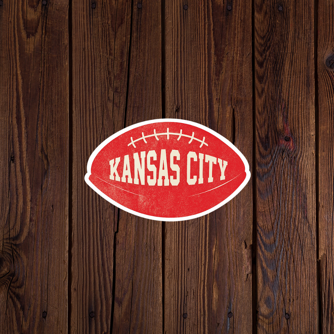 Kansas City Football Sticker