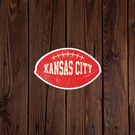 Kansas City Football Sticker