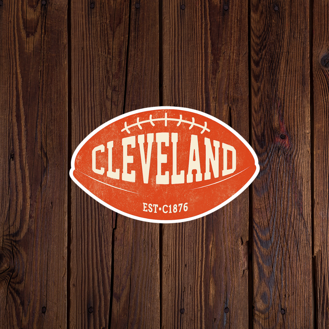 Cleveland Football Sticker