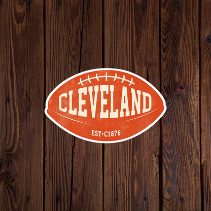 Cleveland Football Sticker