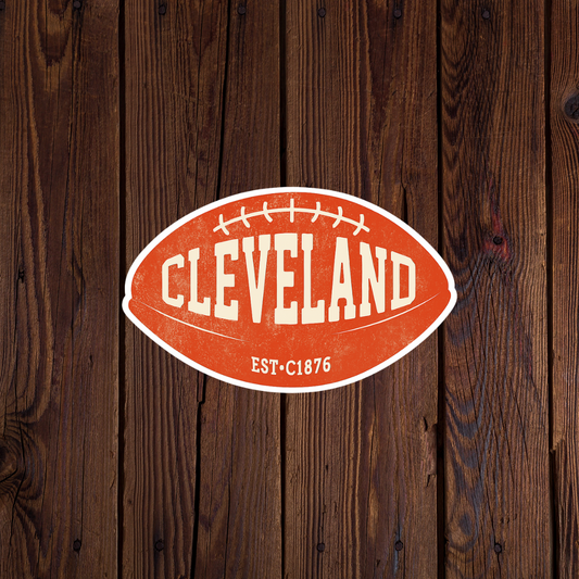 Cleveland Football Sticker